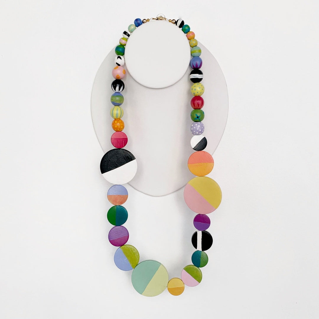 lulu mixed bead necklace