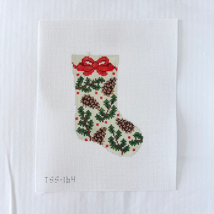 pinecone mini stocking