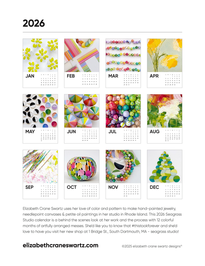 2026 desktop calendar