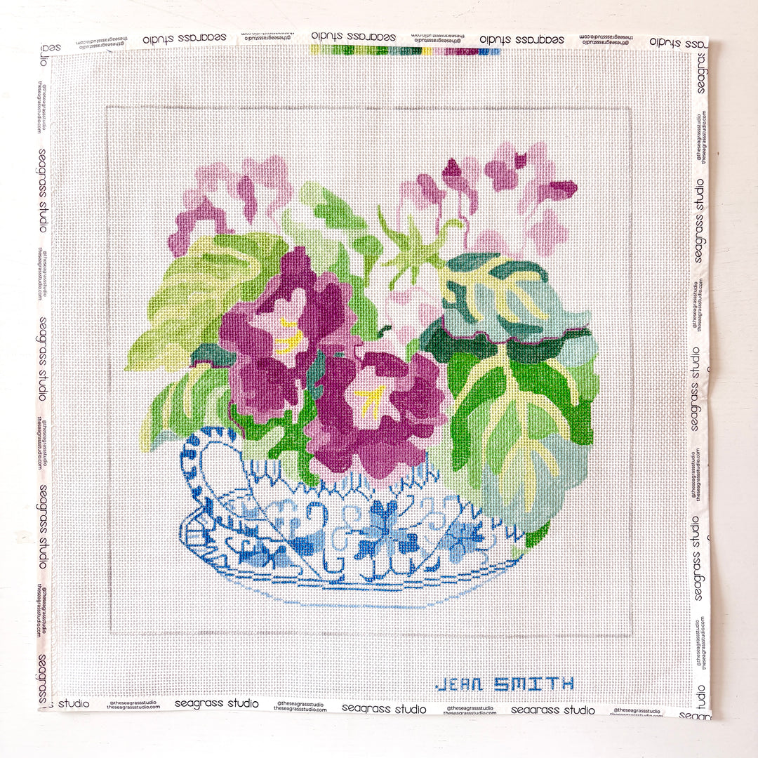teacup of gloxinia