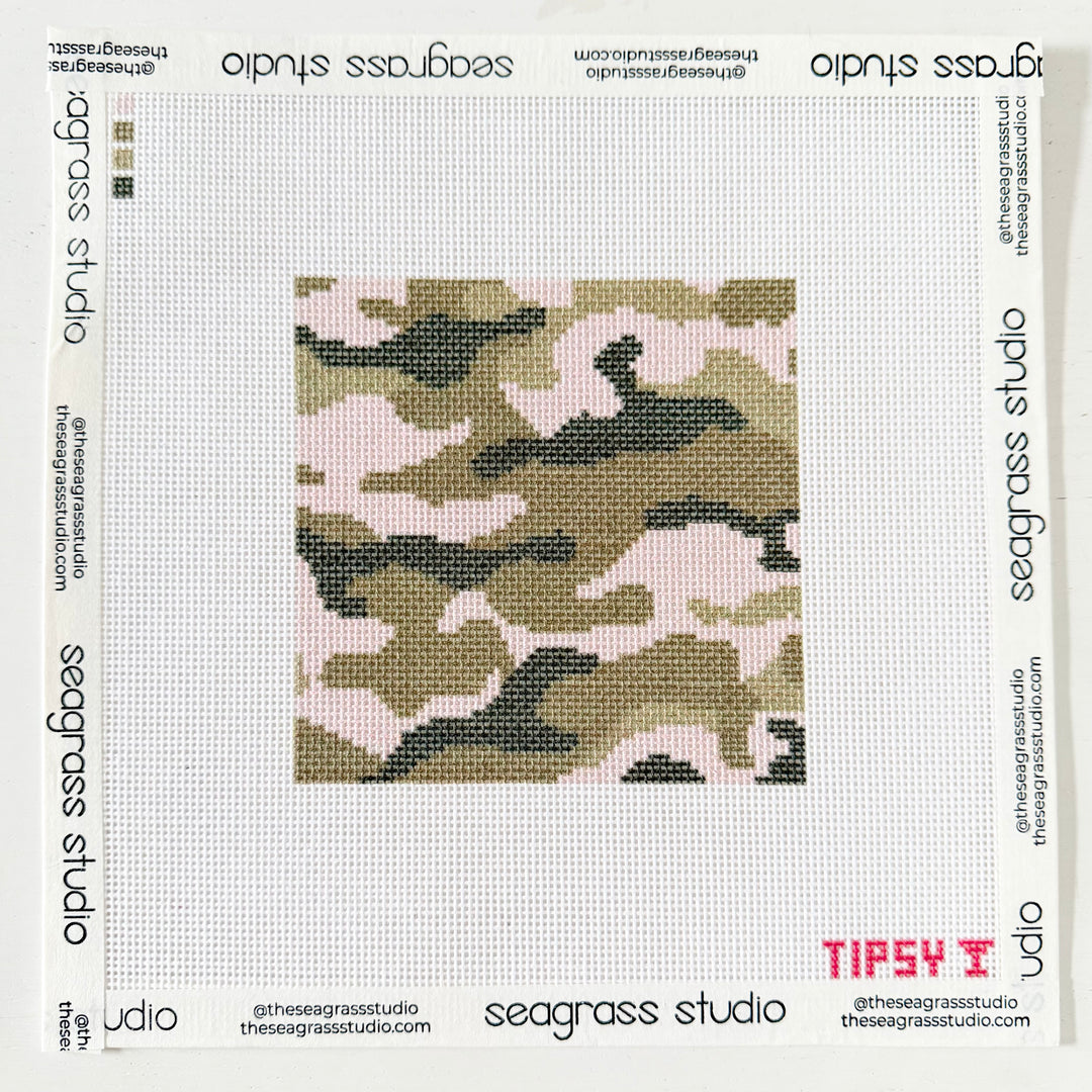camo square canvas