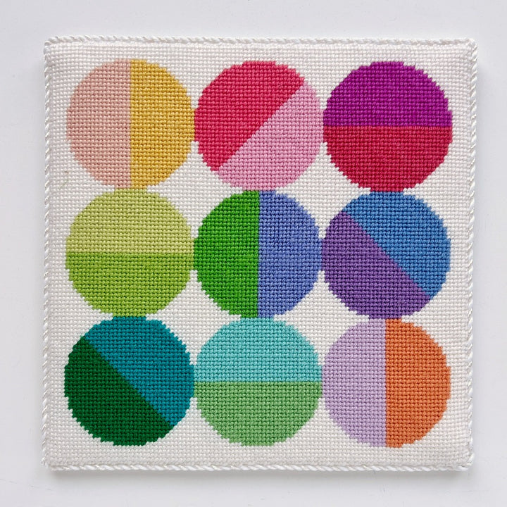 tic tac toe needlepoint canvas