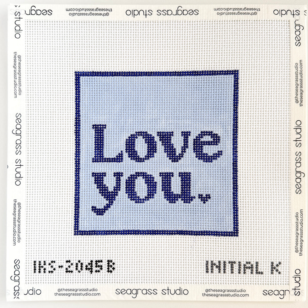 love you - blue