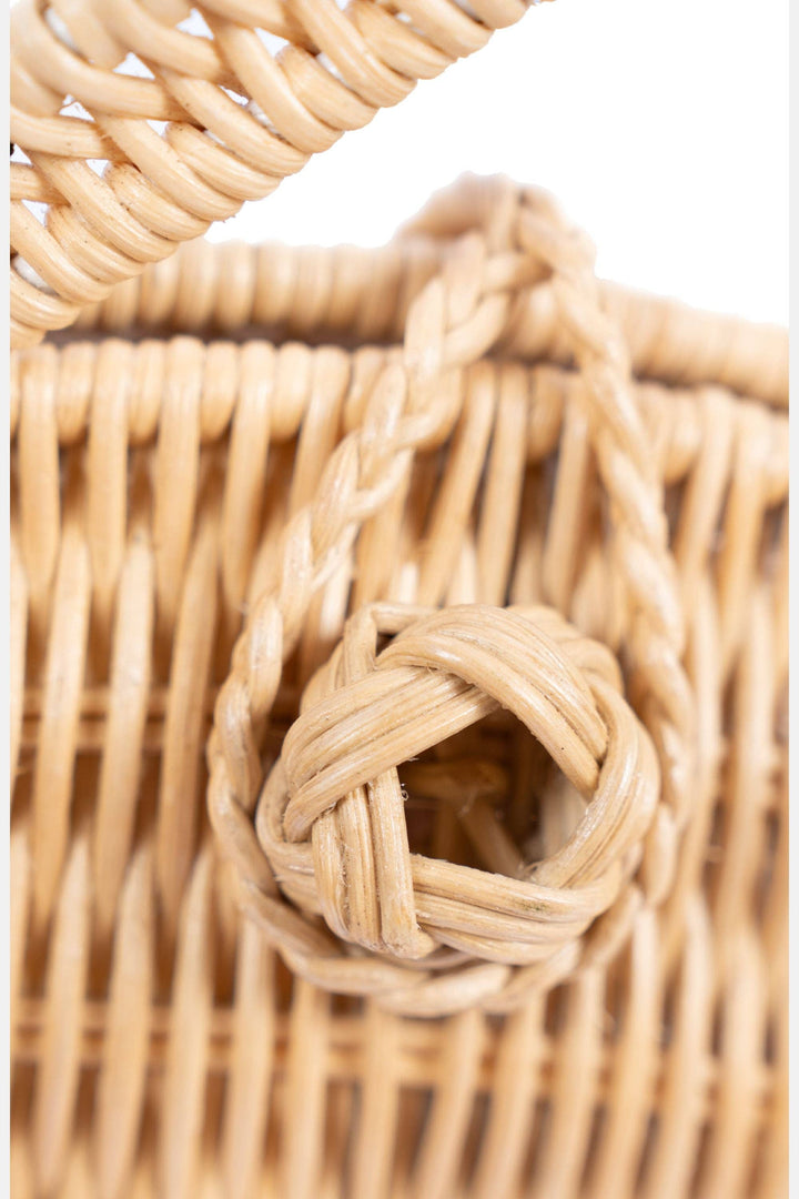 rattan fish purse