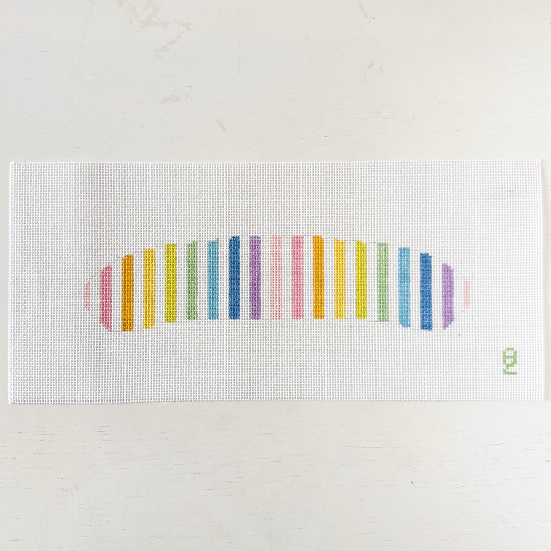rainbow stripe baby hanger