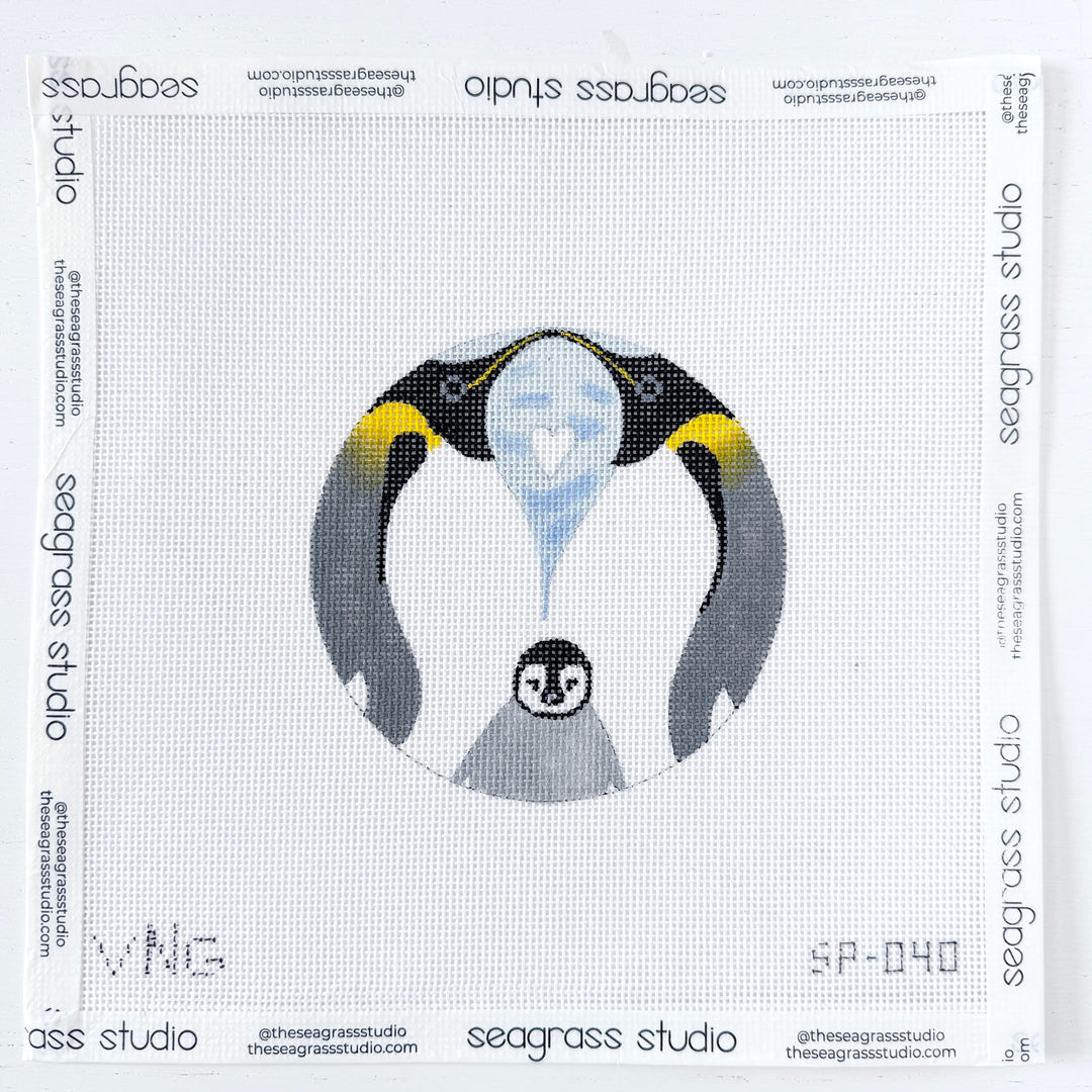 penguin family ornament