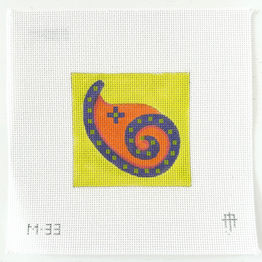 Chartruse Paisley Mini