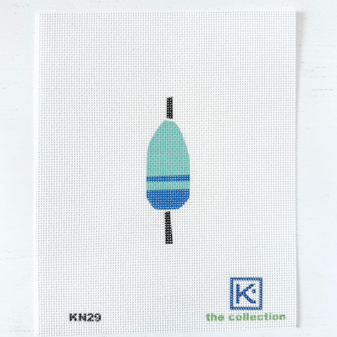 aqua and blue buoy