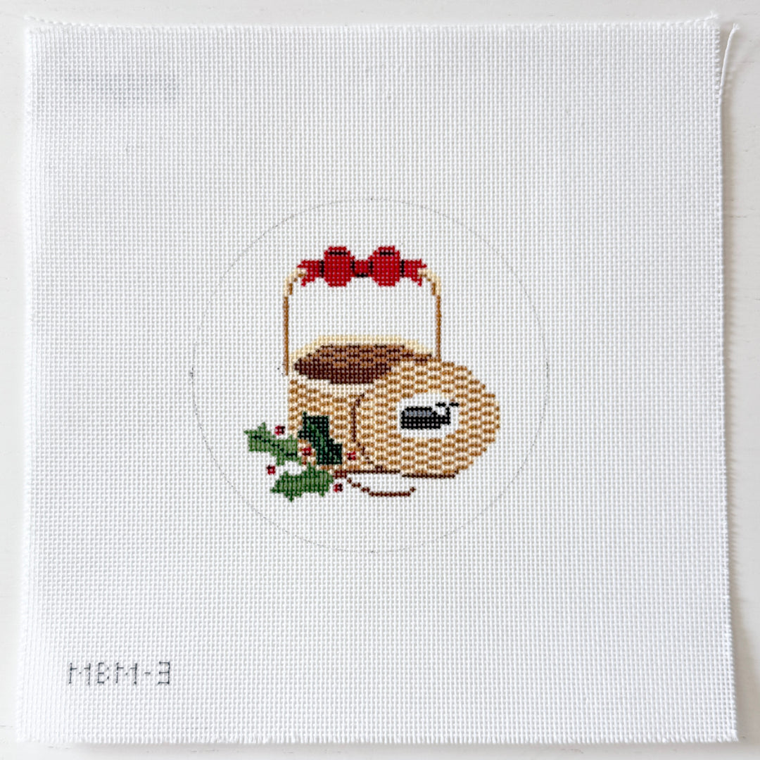 nantucket basket ornament