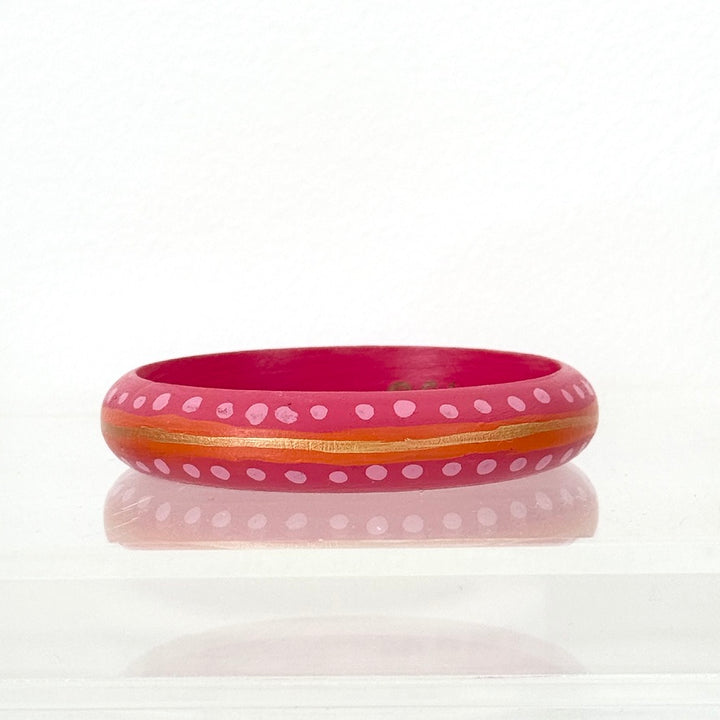 pink & gold narrow bracelet
