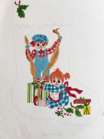 raggedy ann & andy stocking