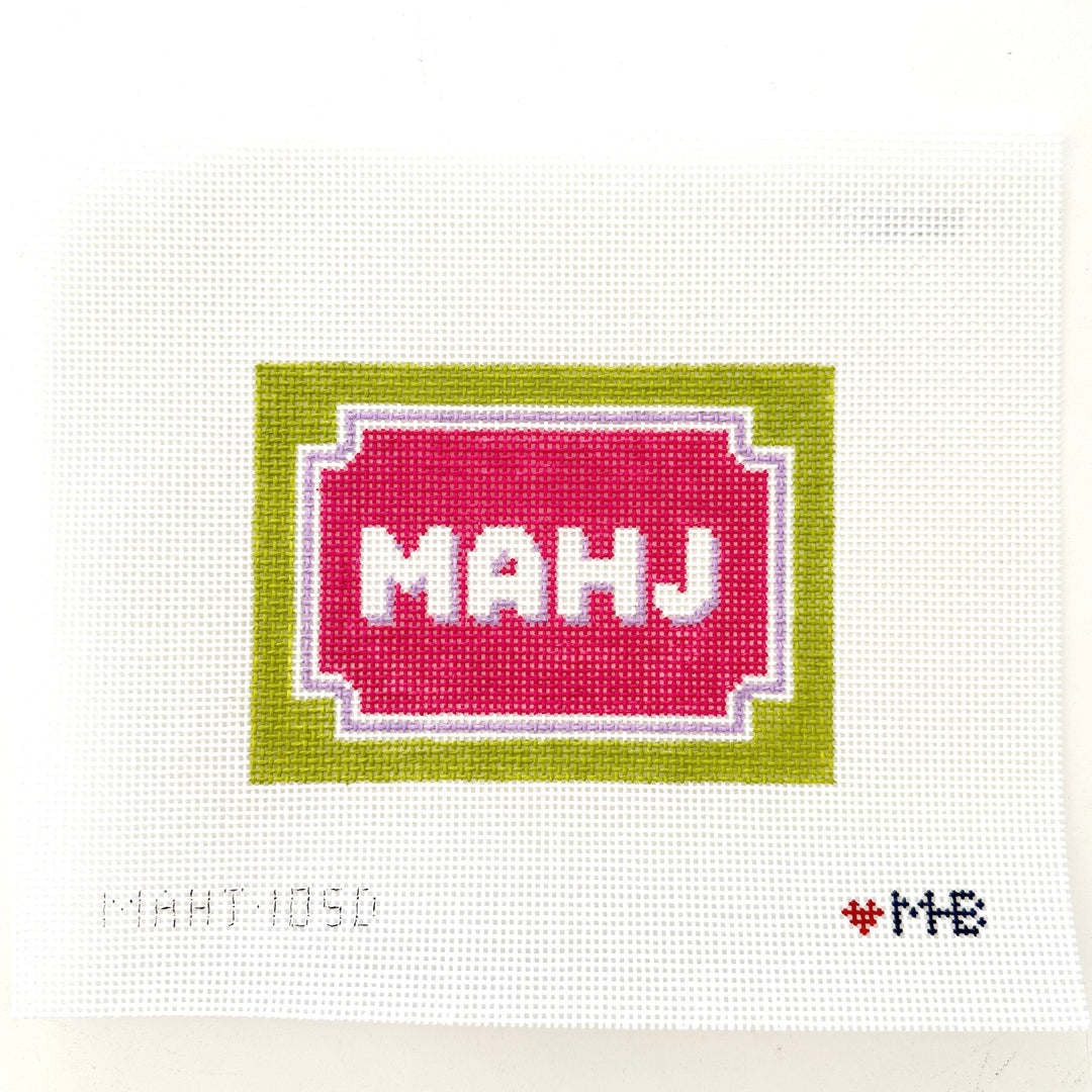 bracket frame mahjong insert - citron pink lilac