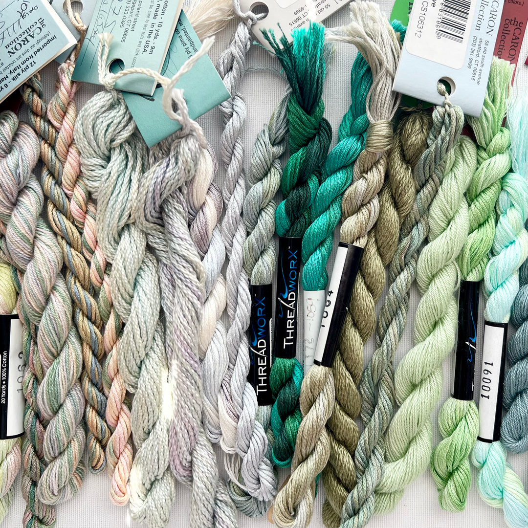 fiber fun bags - green