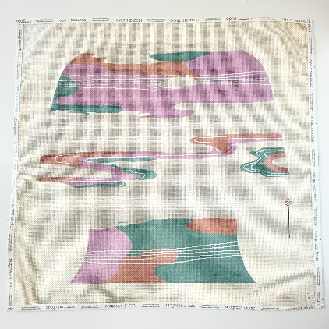 lands study pillow