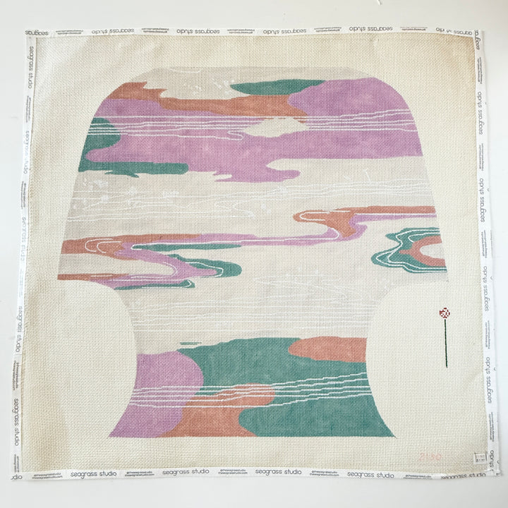 lands study pillow