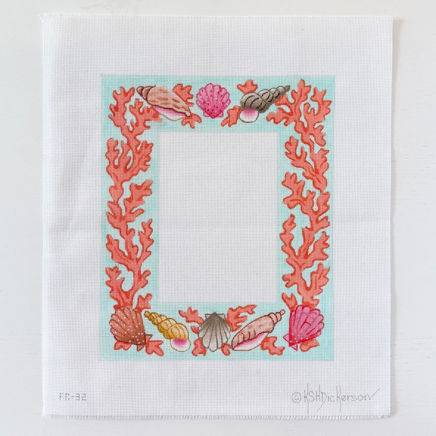 Mixed Shells and Coral Frame