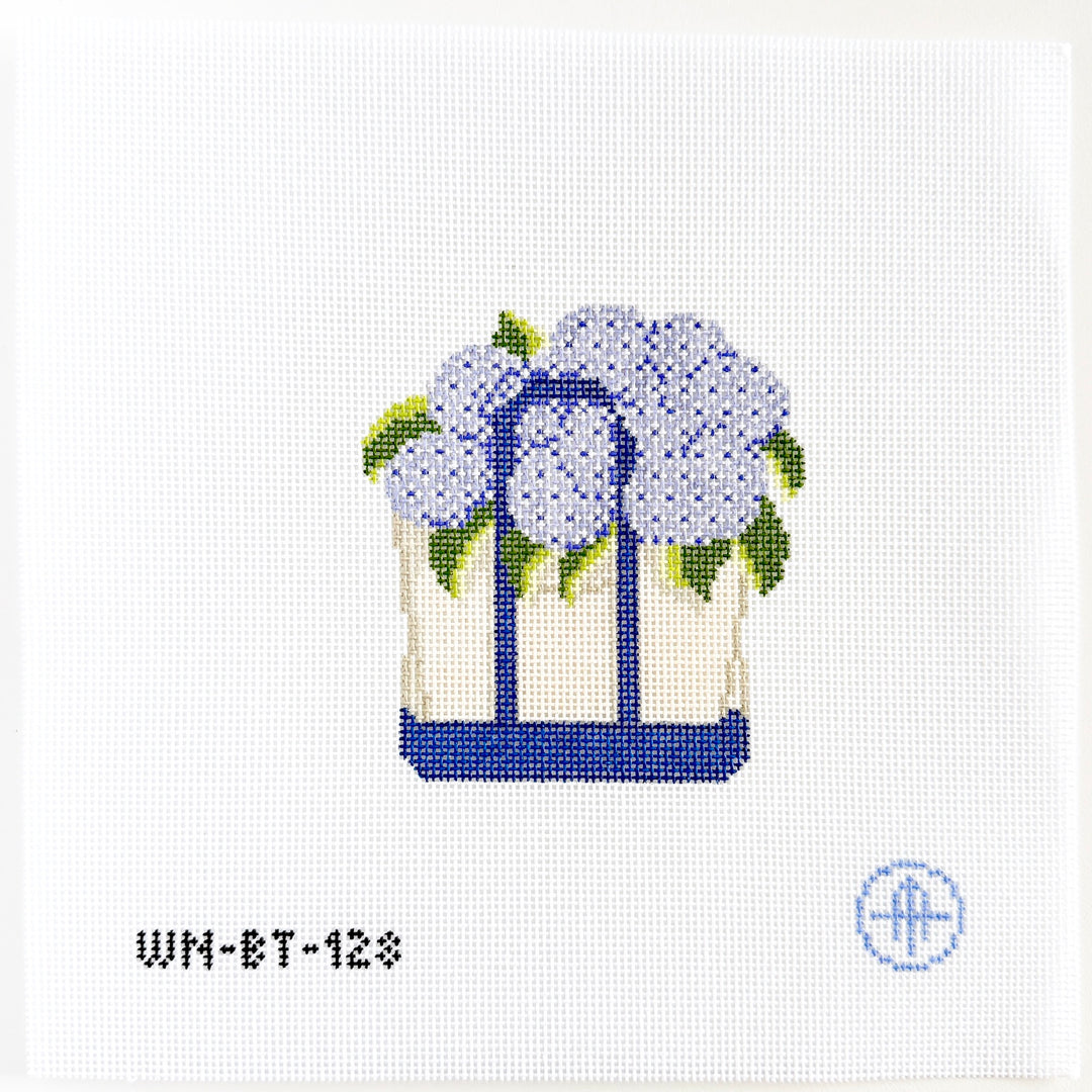 blooming hydrangeas tote