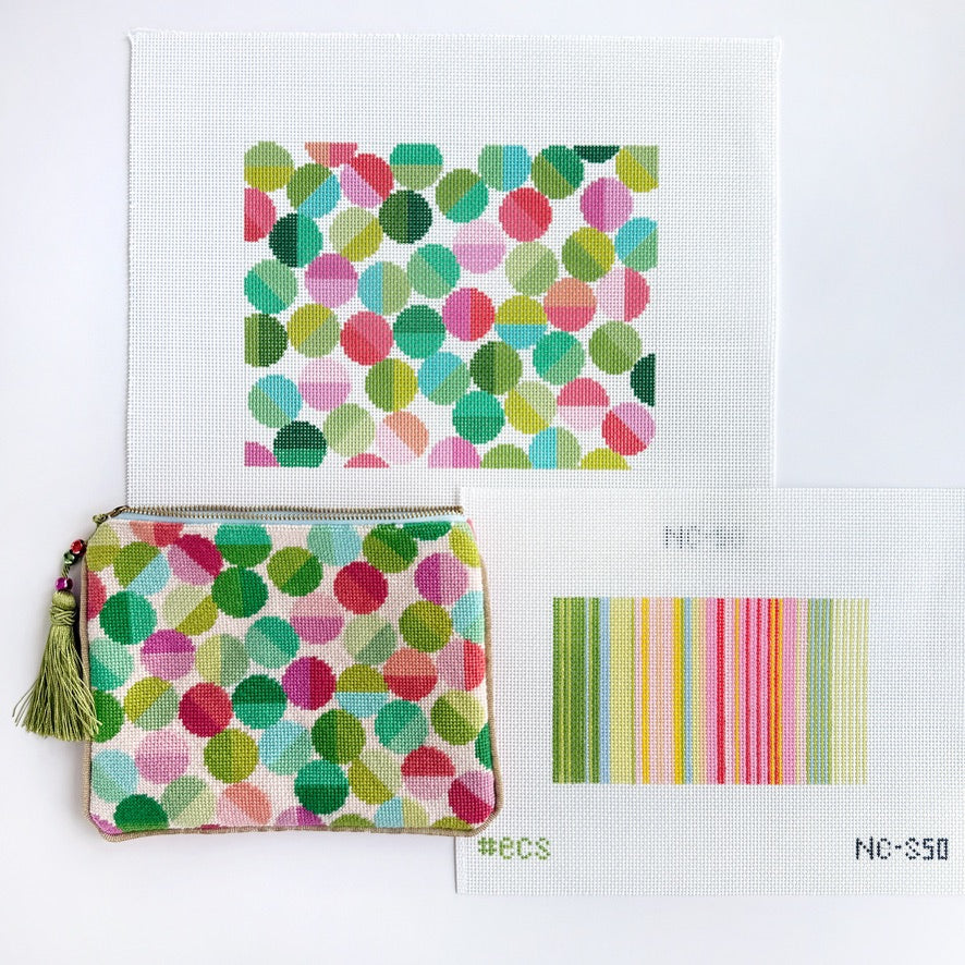 mimi needlepoint clutch – seagrass studio