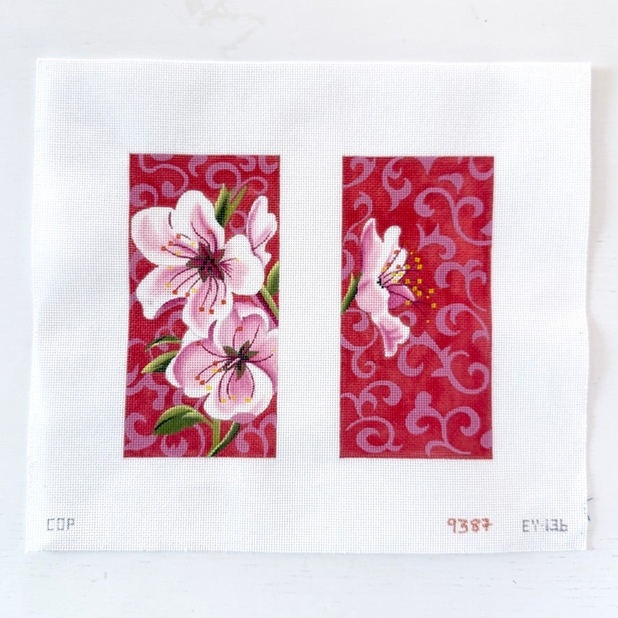 Pink Floral Eye Glass Case