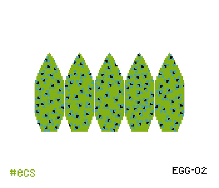 3D egg - green