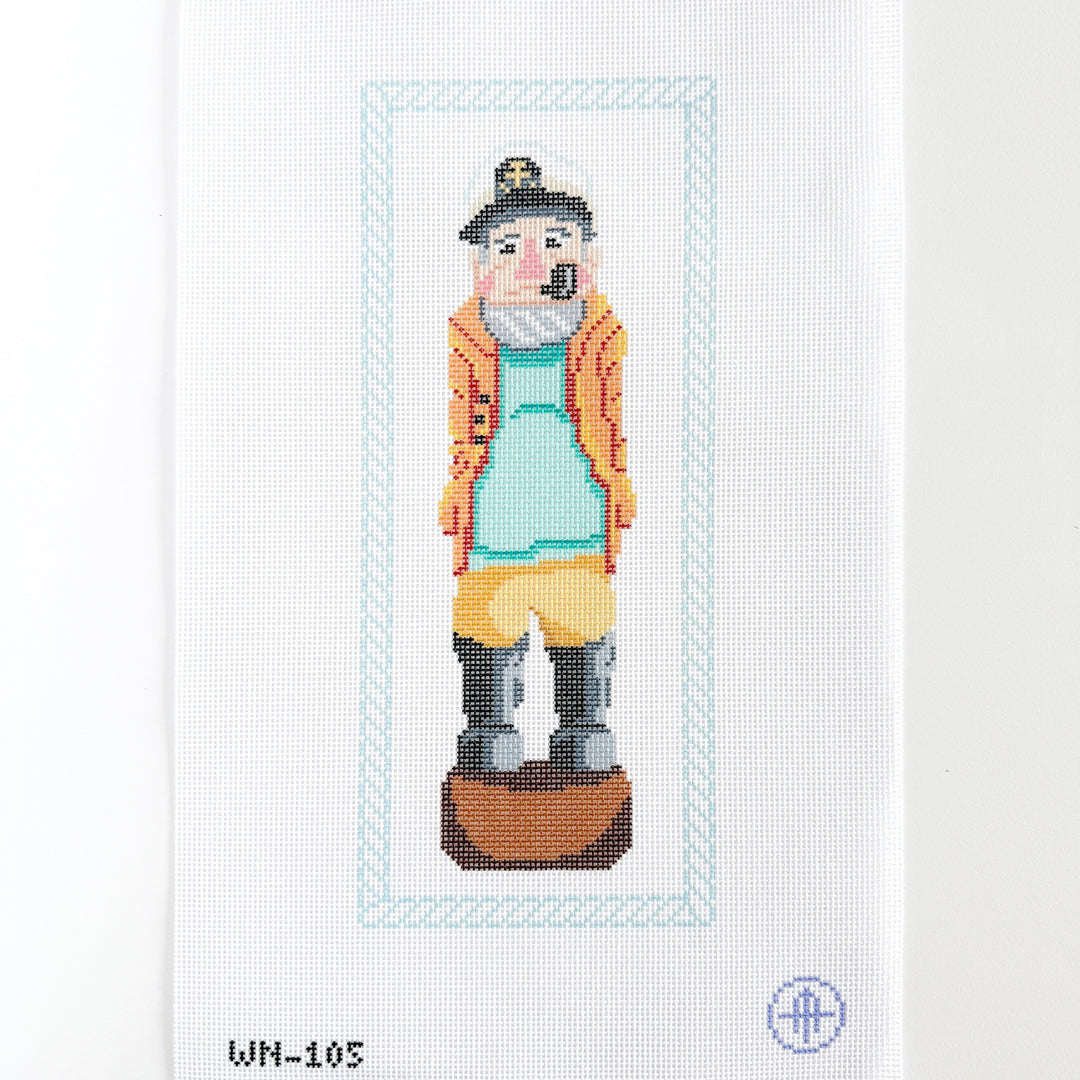 old salt wooden sea captain