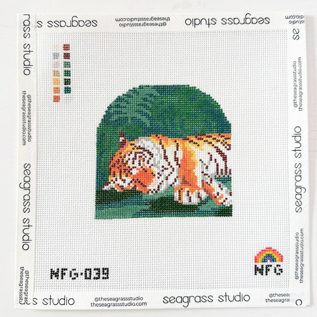 sleeping tiger