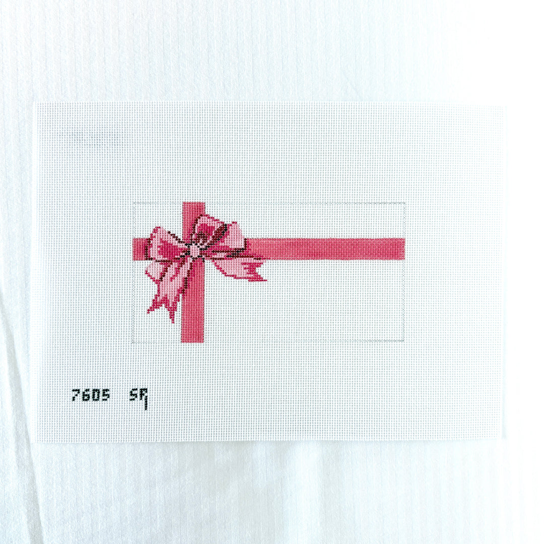 pink bow gift clutch insert