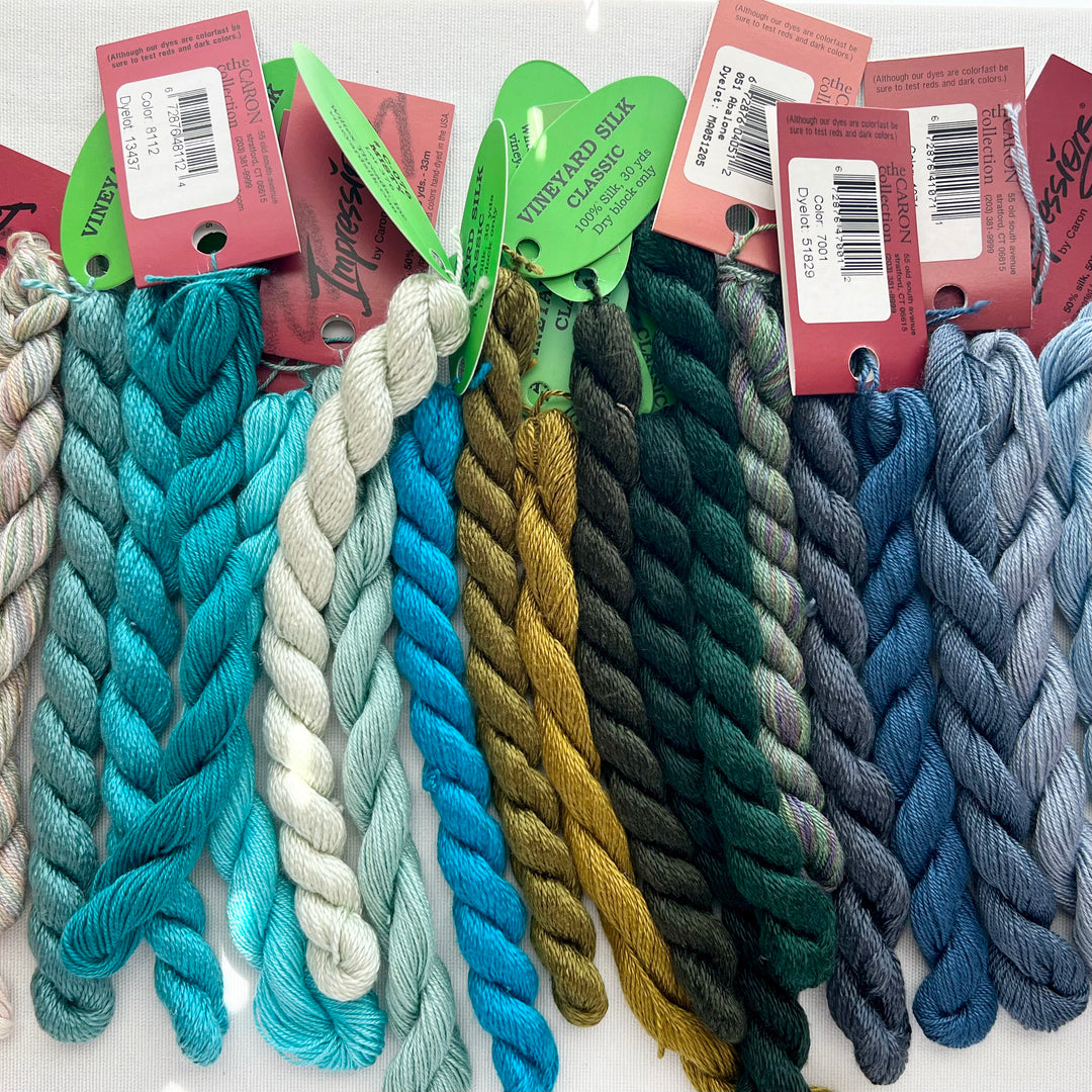 fiber fun bags - blues