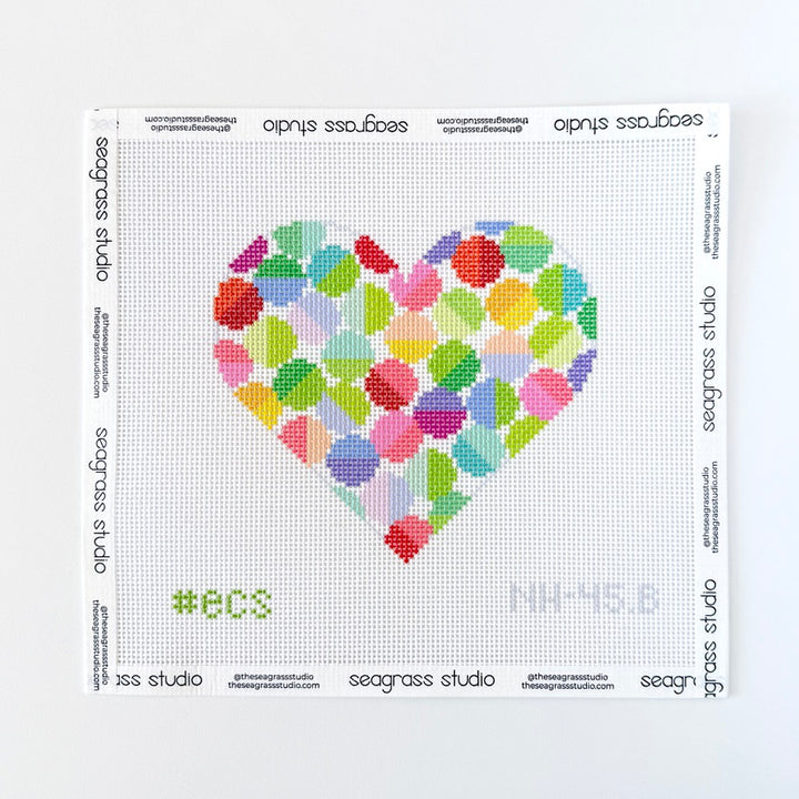 large lulu heart canvas