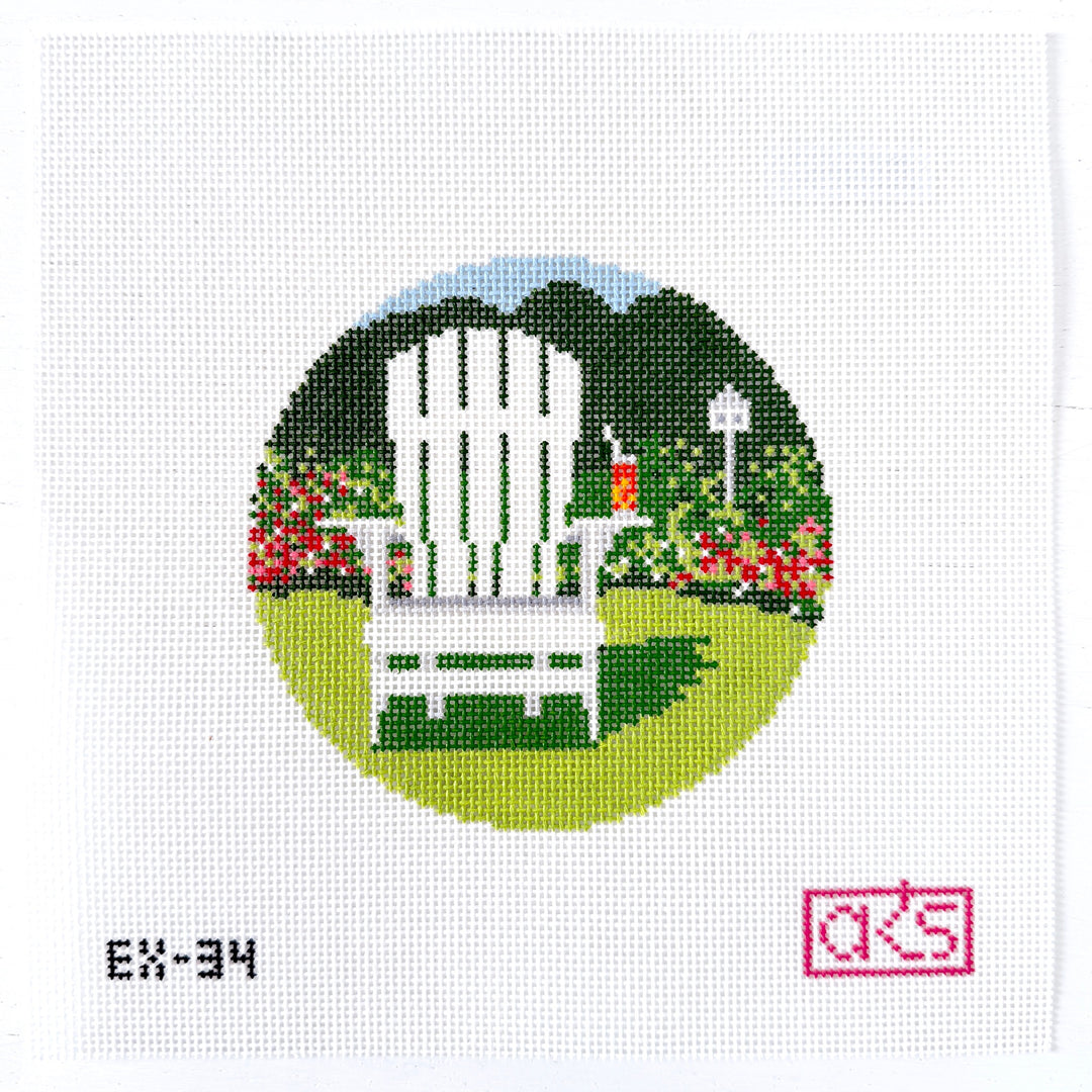 adirondack chair - summer garden