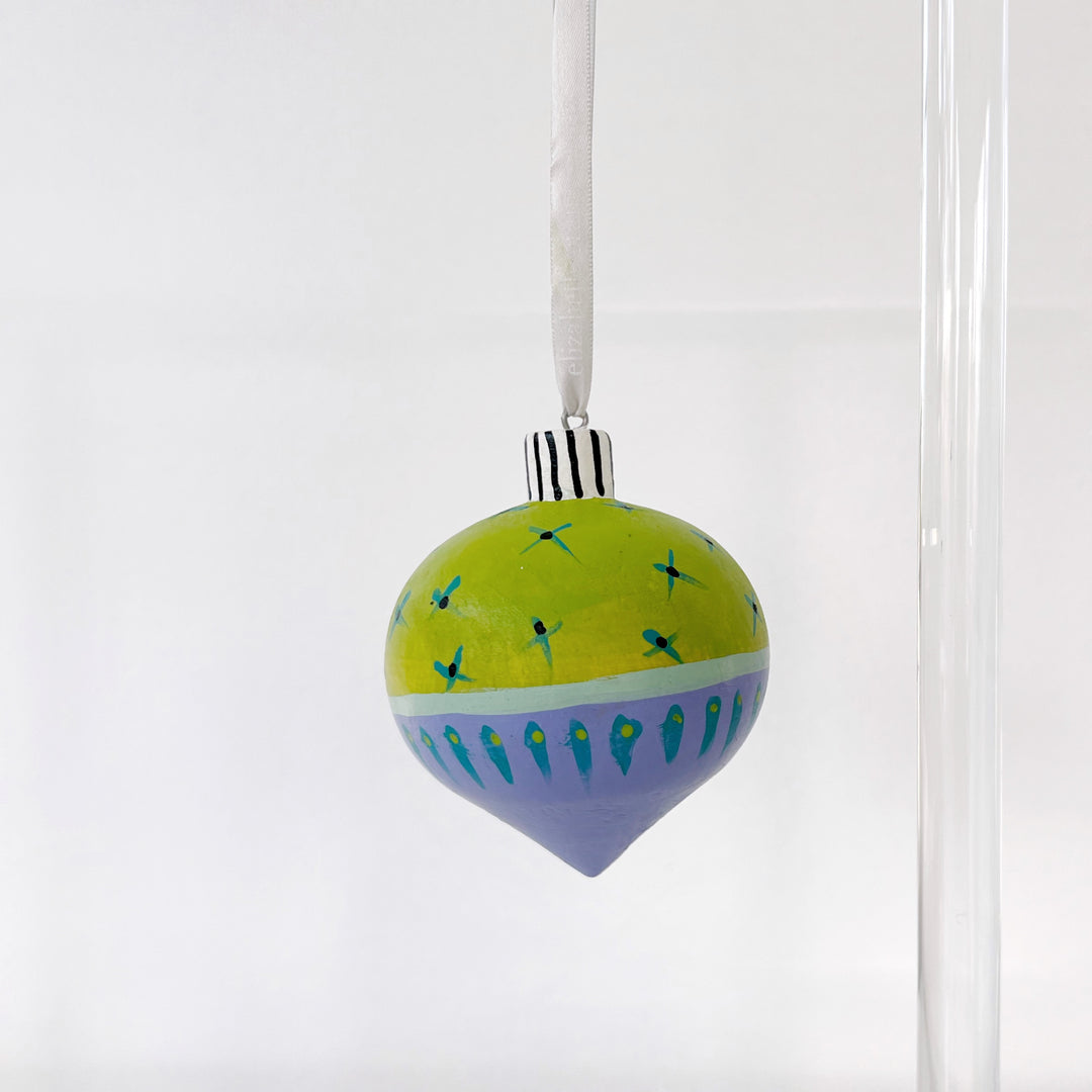 hand-painted ornaments