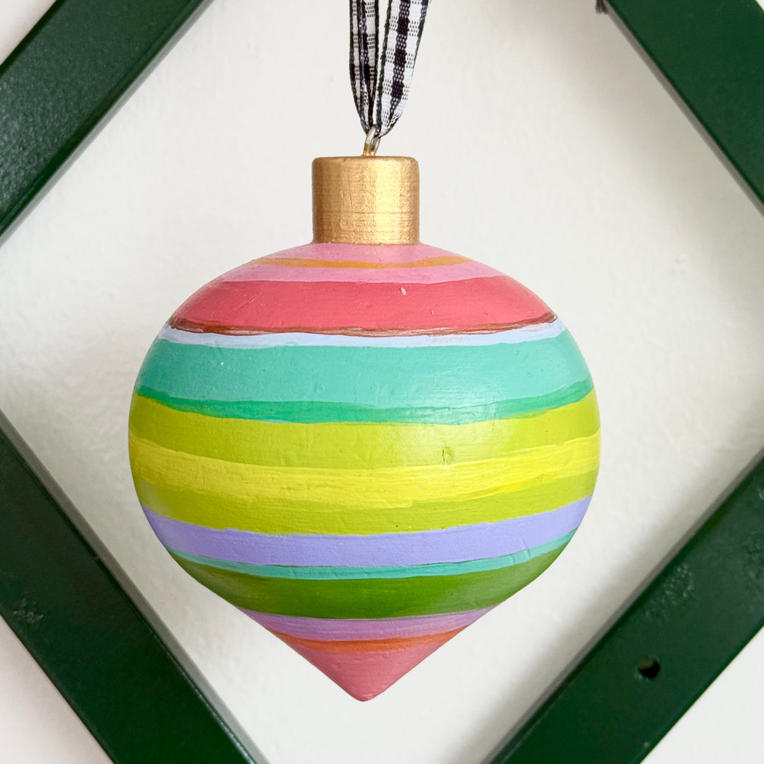 hand-painted ornaments