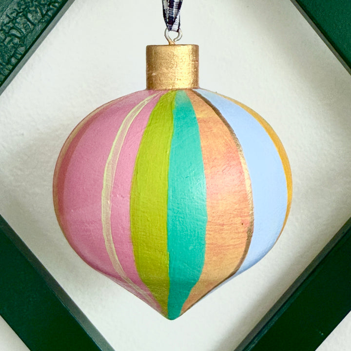 hand-painted ornaments