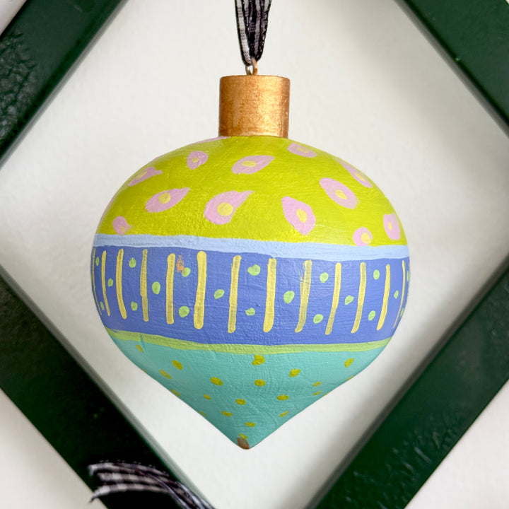 hand-painted ornaments