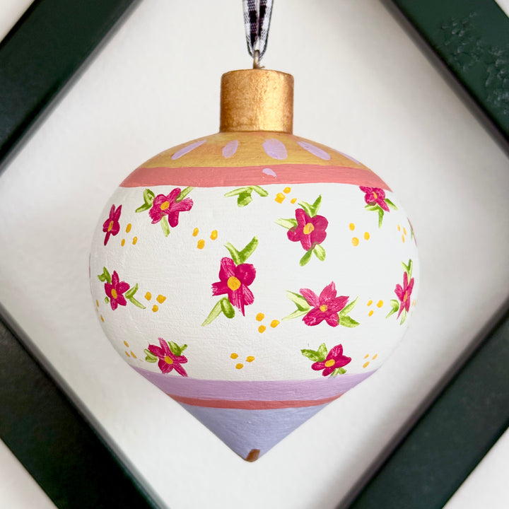 hand-painted ornaments