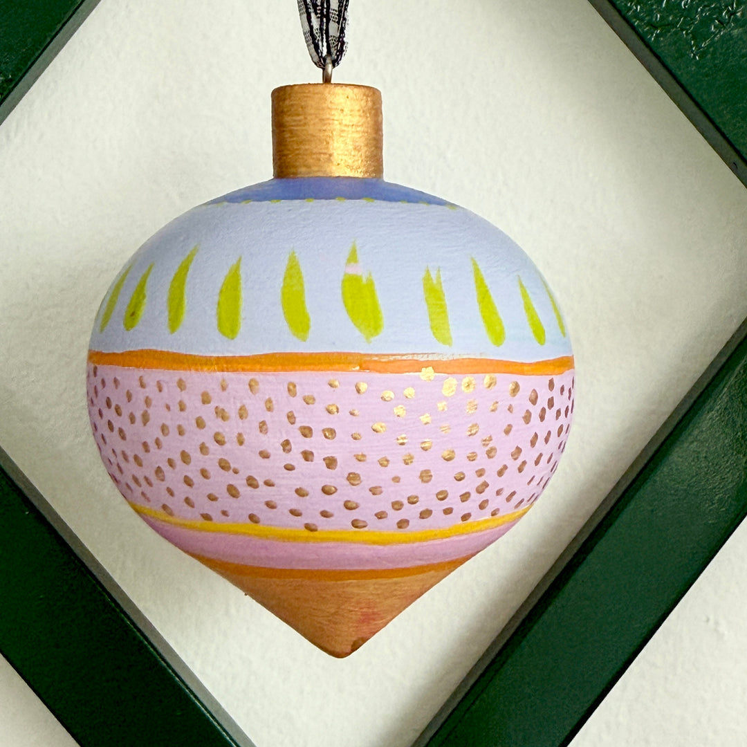 hand-painted ornaments