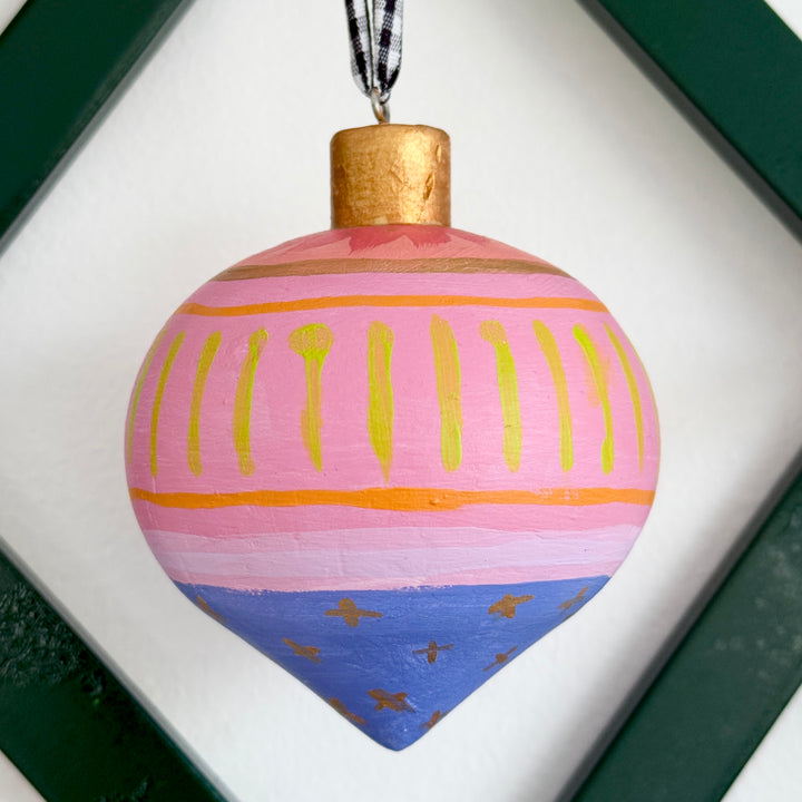 hand-painted ornaments