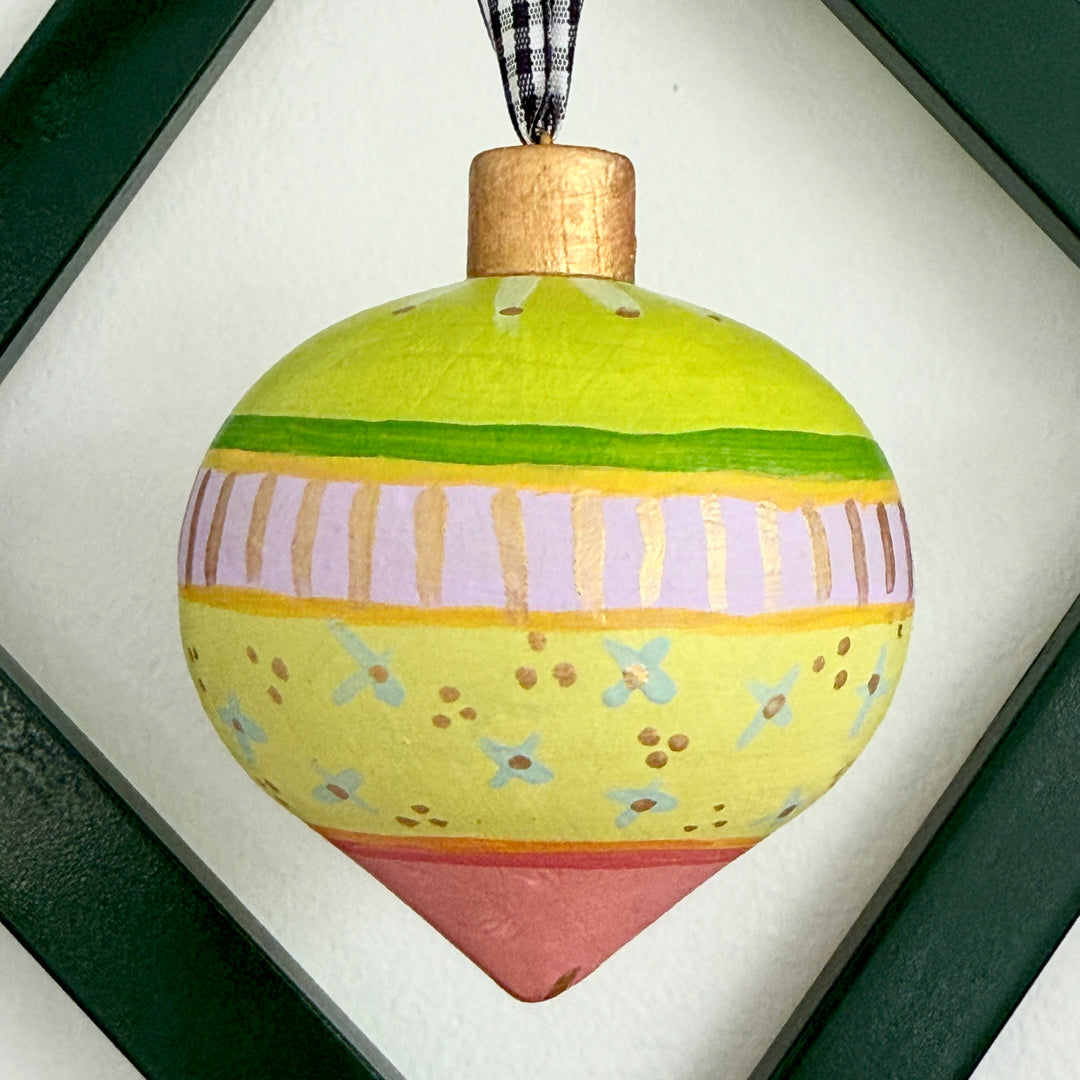 hand-painted ornaments