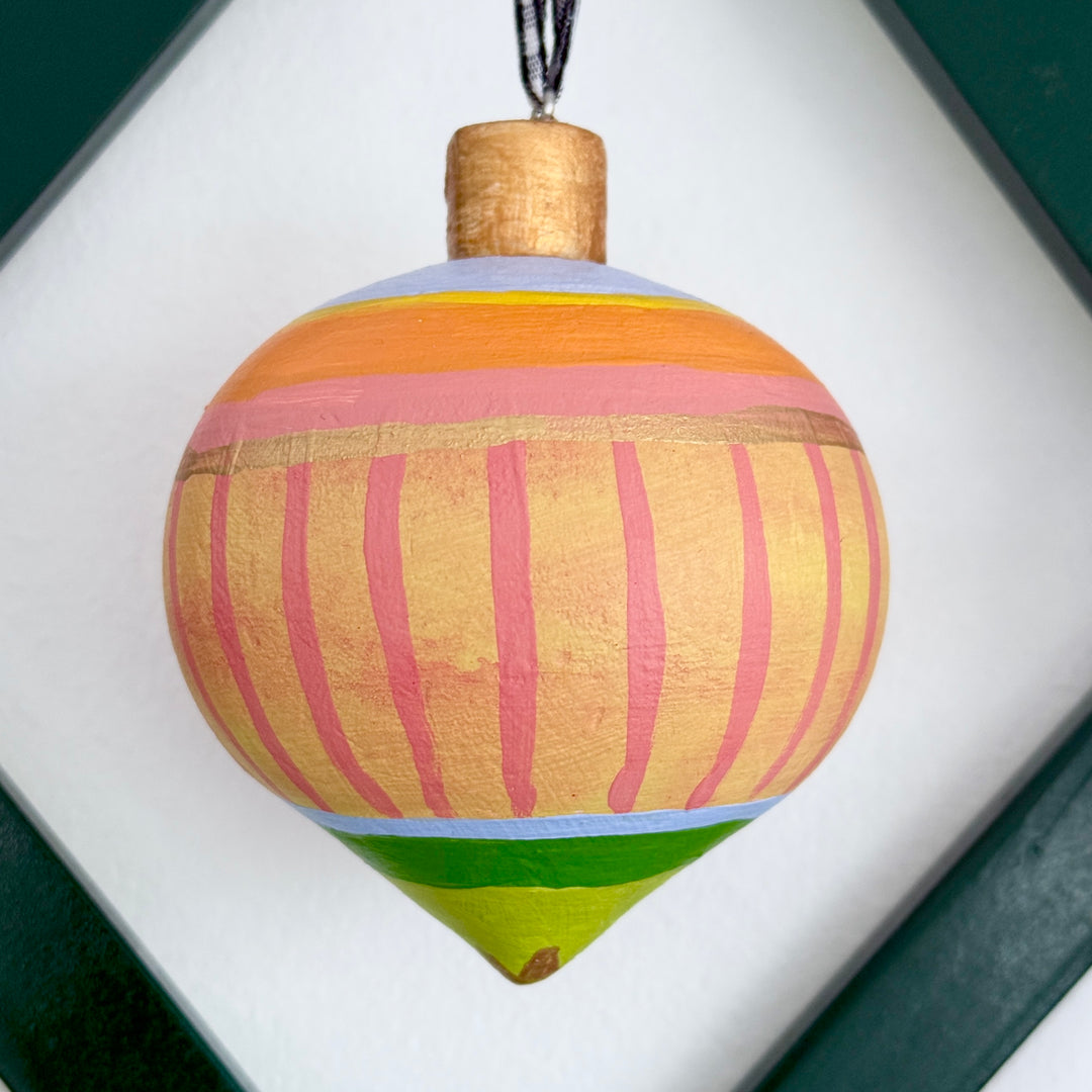 hand-painted ornaments