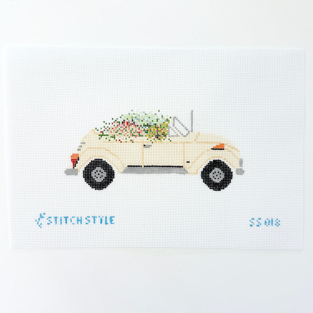 Volkswagen with Flowers