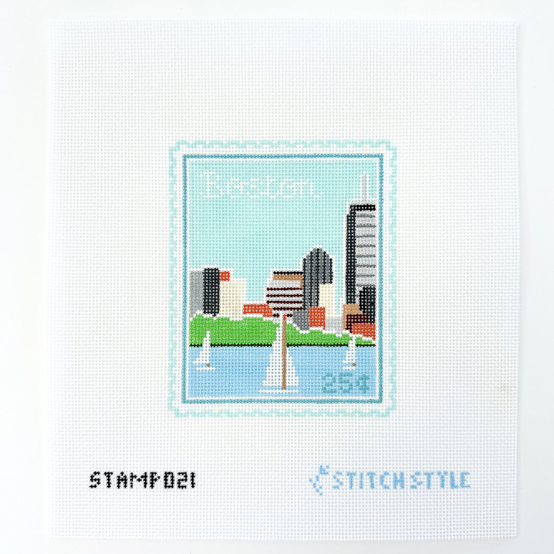 Boston Esplanade Travel Stamp