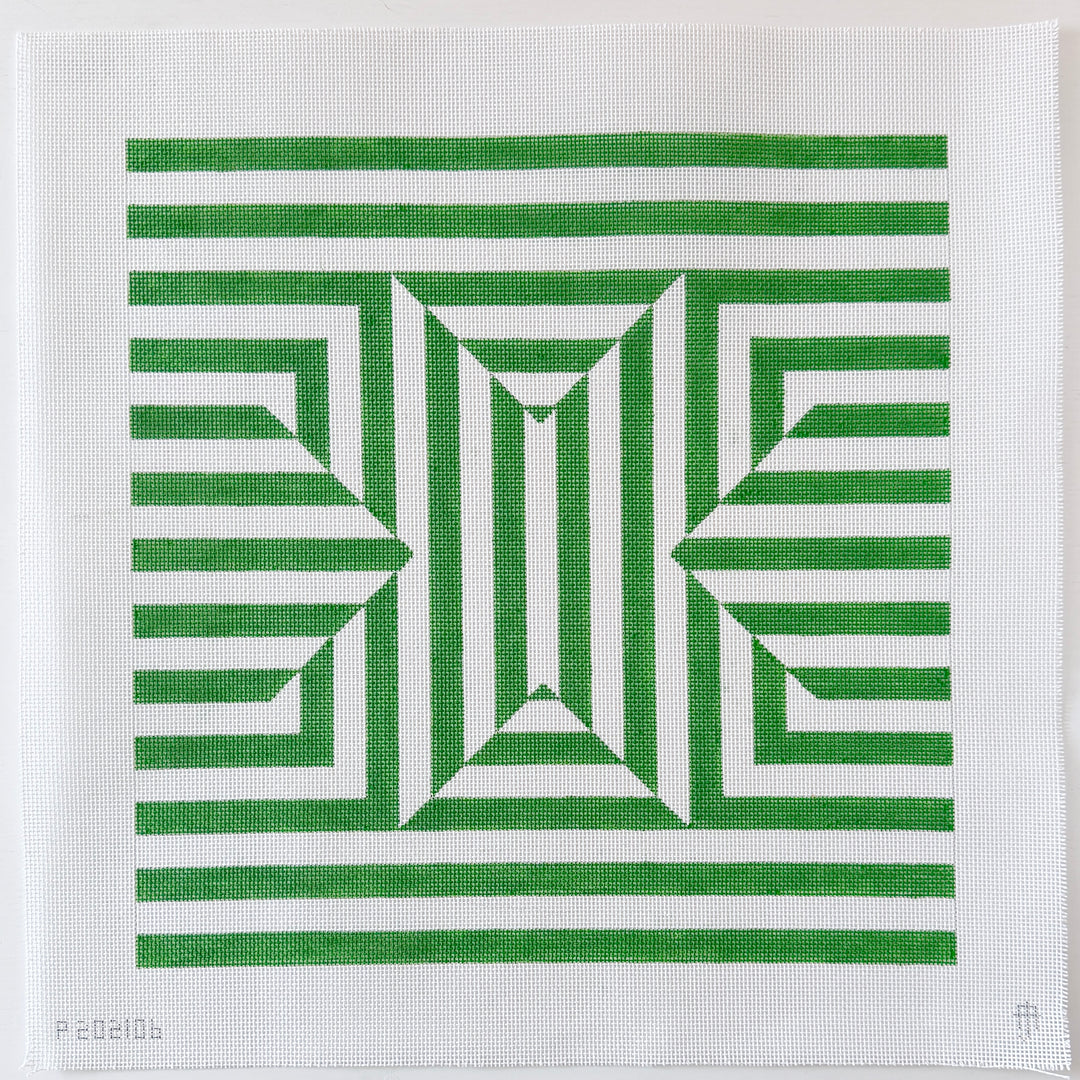 X in Square Pillow