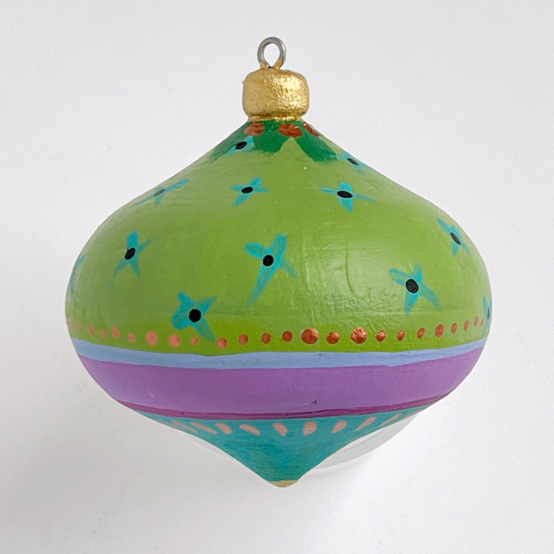 hand-painted ornaments