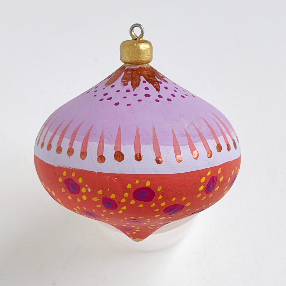 hand-painted ornaments