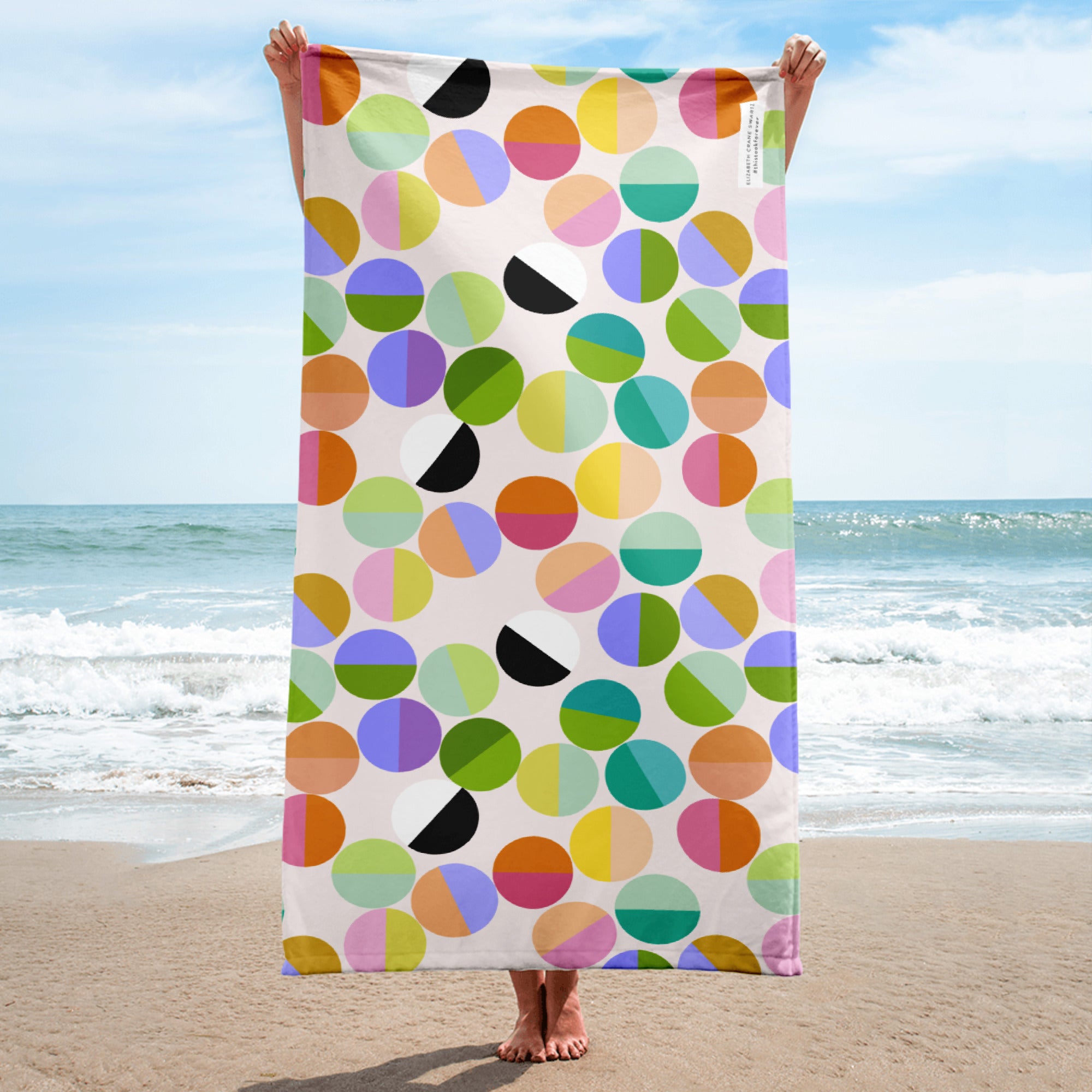 【COYSEIO】25ss TRINH BEACH TOWEL lulu beach towel – elizabeth crane swartz designs®