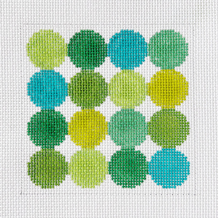 5” green grid