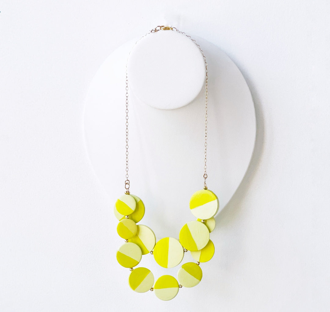 citron bib necklace