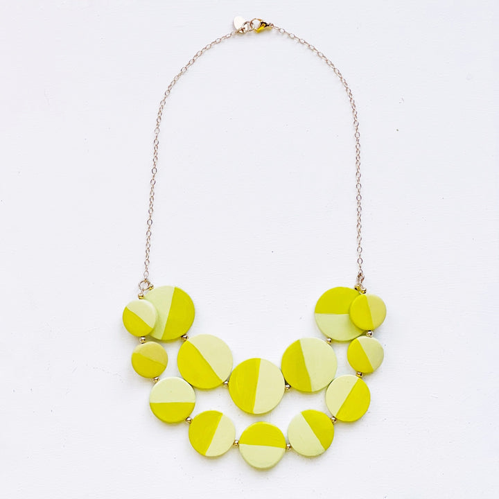 citron bib necklace
