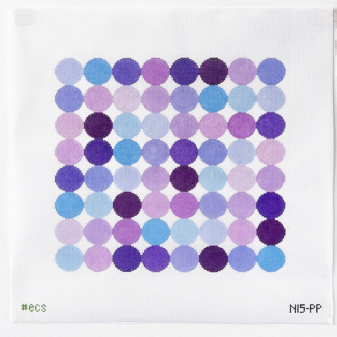 15" purple sampler